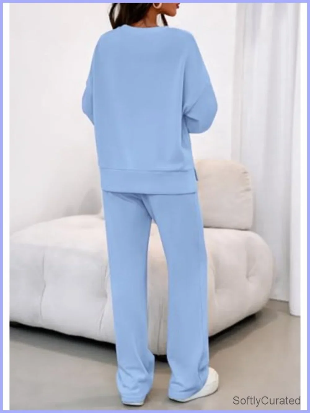 Oversized Sweatshirt & Jogger 2 Piece Lounge Set